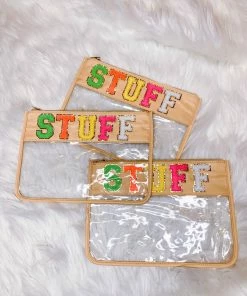 OnFemme By Lindsey's Kloset NEW IN Stuff Flat Pouch