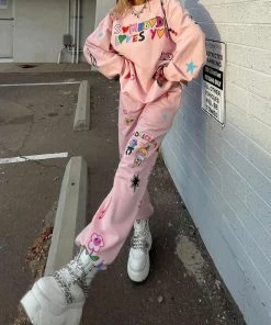 The Mayfair Group Mayfair X @iscreamcolour Somebody Loves You Sherbet Sweatpants NEW IN