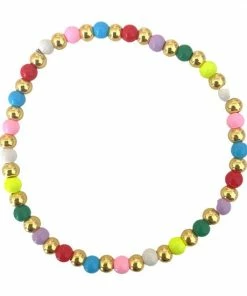 JTGjewelry Rainbow & Gold Stackable Bracelets NEW IN