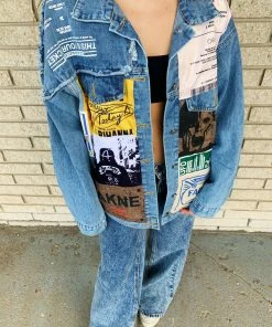 OnFemme By Lindsey's Kloset NEW IN The Coachella Denim Jacket