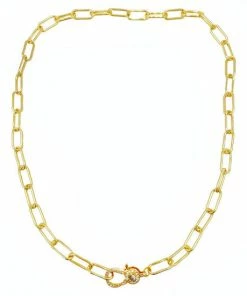 JTGjewelry NEW IN Fancy Clasp Paperclip Necklace