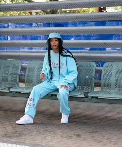 The Mayfair Group NEW IN I Cry A Lot Blue Crewneck