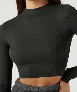 Joah Brown NEW IN CONTRAST STITCH LONG SLEEVE