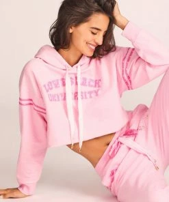 LoveShackFancy Mercury Crop Hoodie NEW IN