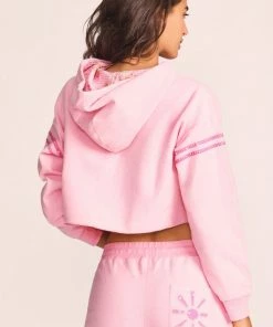 LoveShackFancy Mercury Crop Hoodie NEW IN