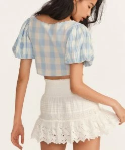 LoveShackFancy NEW IN Jimena Mini Skirt