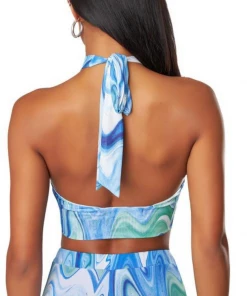 The Kript NEW IN Liquid Mesh Top