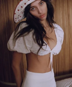 For Love And Lemons NEW IN Myla Crop Top