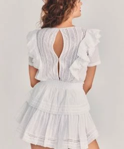 LoveShackFancy Natasha Mini Dress NEW IN 6 LoveShackFancy Natasha Mini Dress NEW IN