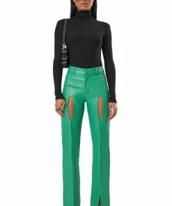 The Kript NEW IN NAIDA PANTS - GREEN