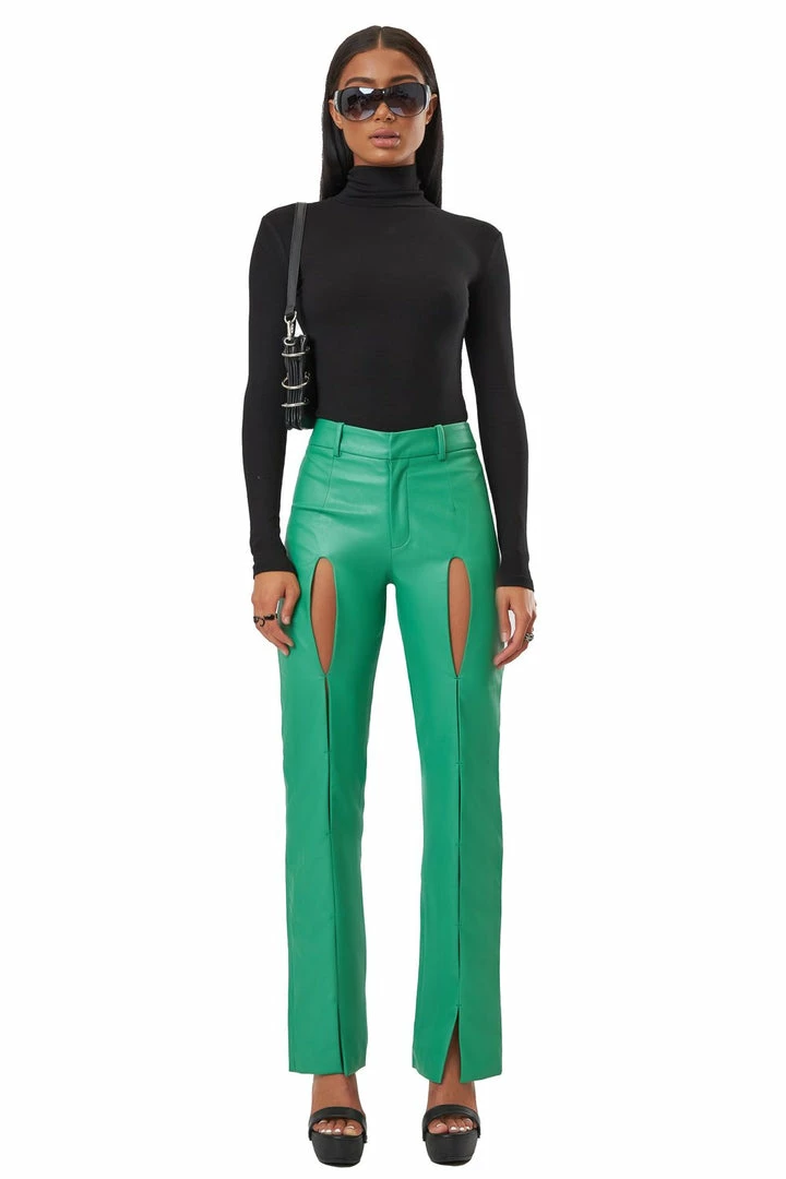 The Kript NEW IN NAIDA PANTS - GREEN 1 The Kript NEW IN NAIDA PANTS - GREEN