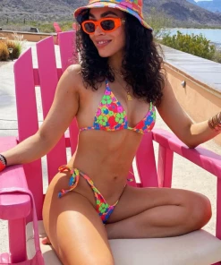 Frankie's Bikinis NEW IN Nick String Triangle Bikini Top