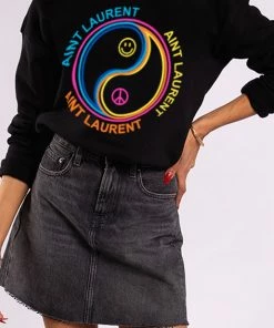 La Trading NEW IN PRESLIE CREWNECK - Aint Laurent