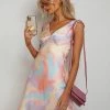 Pepper Mayo Audrey Vintage Slip Dress - Pastel Wave NEW IN