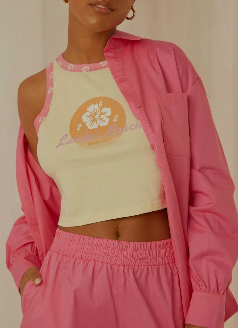 Pepper Mayo Lankai Traveller Crop - Butter NEW IN 1 Pepper Mayo Lankai Traveller Crop - Butter NEW IN