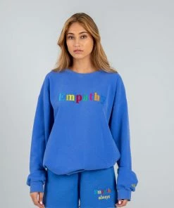 The Mayfair Group EMPATHY ALWAYS Royal Blue Sweatshorts