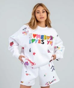 The Mayfair Group Mayfair X @iscreamcolour Somebody Loves You Sweatshorts NEW IN