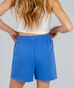 The Mayfair Group EMPATHY ALWAYS Royal Blue Sweatshorts