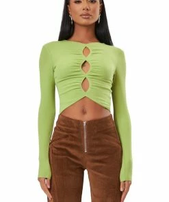 The Kript SINORA TOP - AVOCADO NEW IN