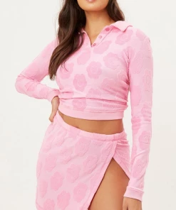 Frankie's Bikinis NEW IN Stacey Floral Terry Skirt