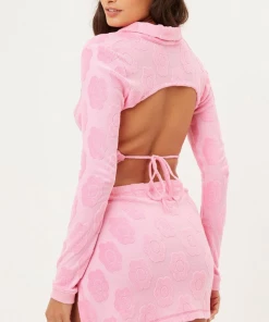 Frankie's Bikinis NEW IN Mary Jane Floral Crop Top