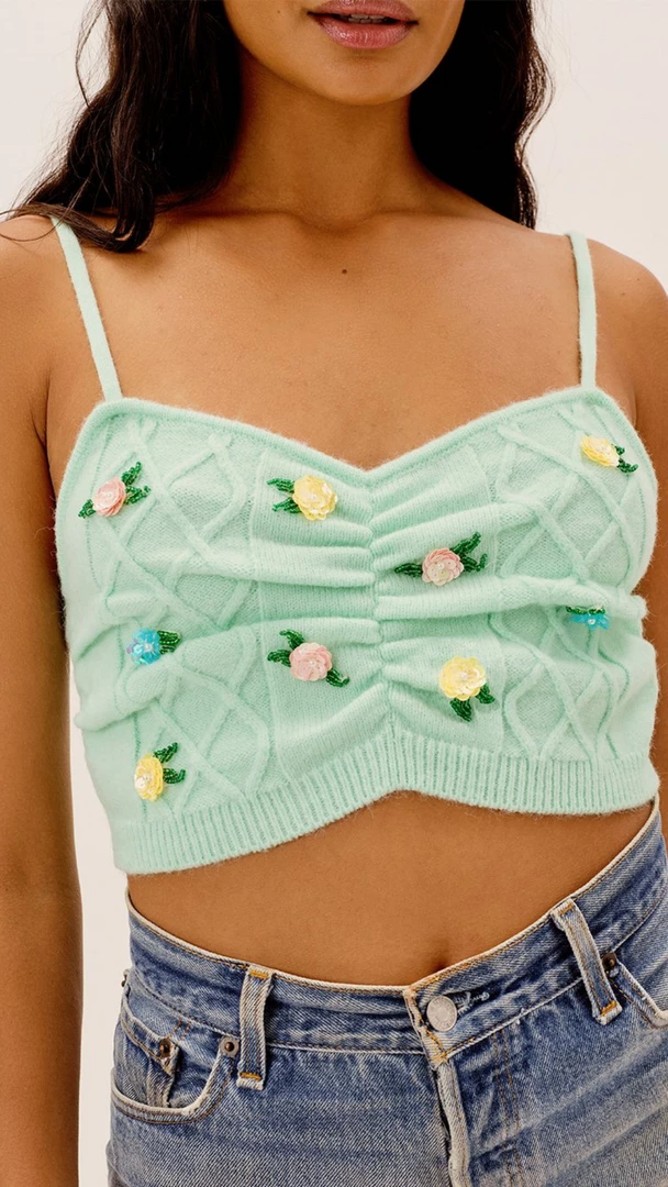 For Love And Lemons NEW IN Sutton Cami Sweater 2 For Love And Lemons NEW IN Sutton Cami Sweater