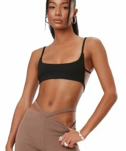 The Kript TALIA BRALETTE - BLACK NEW IN