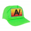 Aviator Nation NEW IN Vintage Logo Rainbow Nylon Trucker Hat