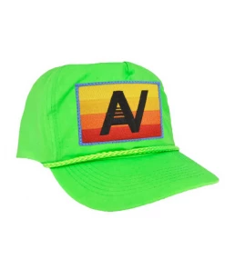 Aviator Nation NEW IN Vintage Logo Rainbow Nylon Trucker Hat