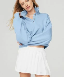 Alo NEW IN POLO HENLEY PULLOVER