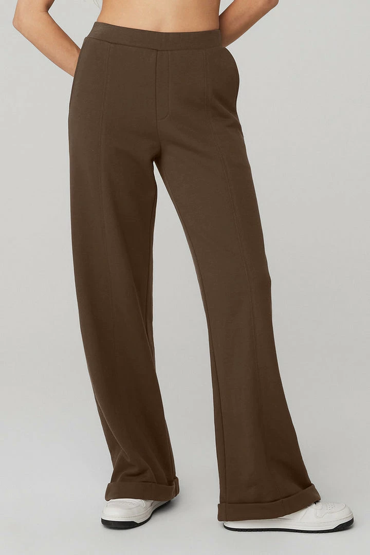 Alo HIGH-WAIST TROUSER WIDE LEG PANT NEW IN 2 Alo HIGH-WAIST TROUSER WIDE LEG PANT NEW IN