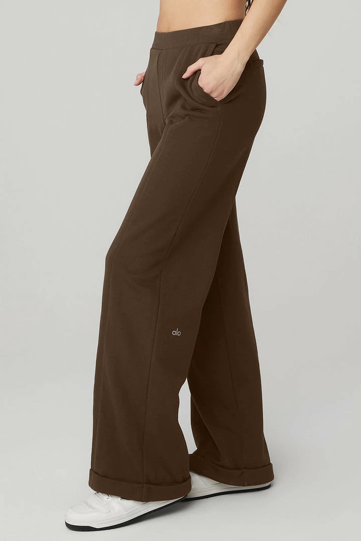 Alo HIGH-WAIST TROUSER WIDE LEG PANT NEW IN 4 Alo HIGH-WAIST TROUSER WIDE LEG PANT NEW IN