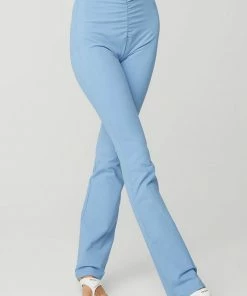 Alo NEW IN AIRBRUSH HIGH-WAIST CINCH FLARE LEGGING