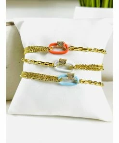 OnFemme By Lindsey's Kloset Colorful Clasp Bracelet NEW IN