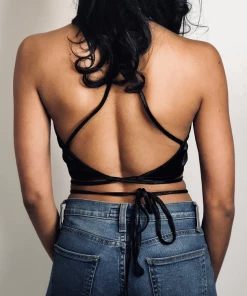 Lindsey's Kloset All That Glitters Is Gold Halter Top