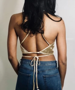 Lindsey's Kloset All That Glitters Is Gold Halter Top