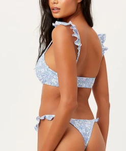 Frankie's Bikinis NEW IN Birdie Ruffle Bikini Top