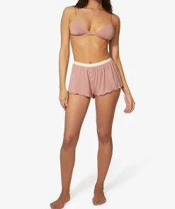 We Wore What BOOTY SHORT (MAUVE) NEW IN
