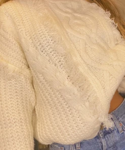 OnFemme By Lindsey's Kloset Cable Knit Sweater NEW IN