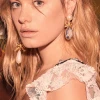 For Love And Lemons Cameo Pearl Drop Earrings
