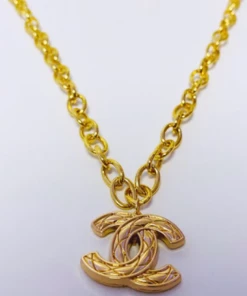 OnFemme By Lindsey's Kloset NEW IN Chanel Stitch Necklace
