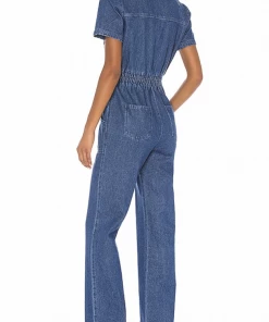 KENDALL & KYLIE Charlie Fashion Denim Jumpsuit