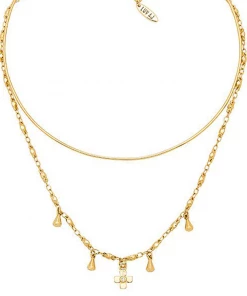 Luv AJ Accessories Cosmic Cross Tie Necklace