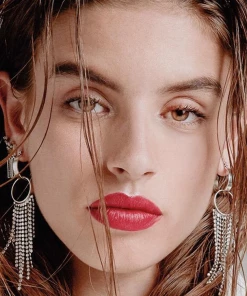 Luv AJ Double Loop Fringe Hoop BEST SELLERS