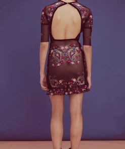 For Love And Lemons Esther Embroidery Mini Dress