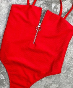 Frankie's Bikinis Flash One Piece Swimsuit
