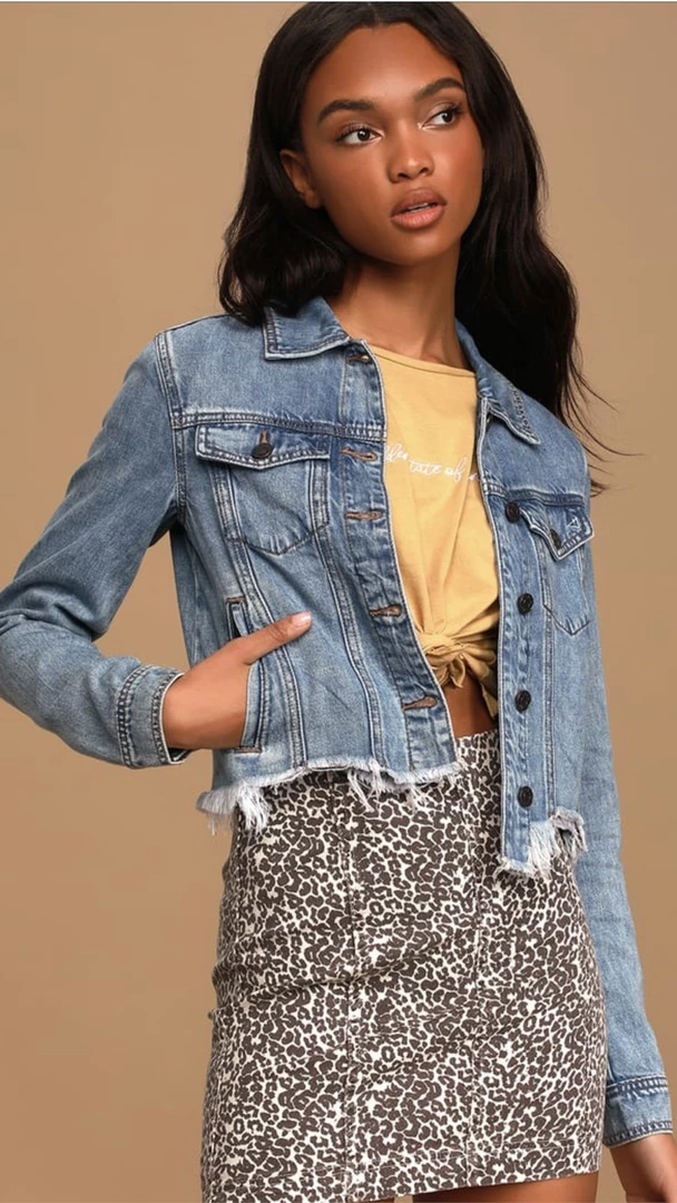Hidden Rebel Light Wash Denim Cropped Jacket BEST SELLERS 1 Hidden Rebel Light Wash Denim Cropped Jacket BEST SELLERS