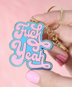 Made Au Gold Fuck Yeah Keychain