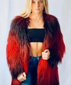 Lindsey's Kloset Glam Faux Coat