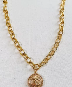 OnFemme By Lindsey's Kloset Gold Chanel Necklace